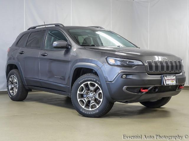 Used 2021 Jeep Cherokee Trailhawk with VIN 1C4PJMBX6MD181388 for sale in Bridgeview, IL