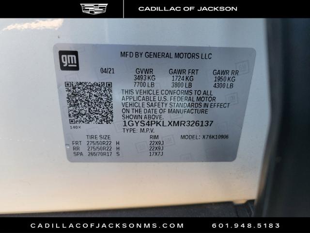 2021 Cadillac Escalade ESV Vehicle Photo in RIDGELAND, MS 39157-4406