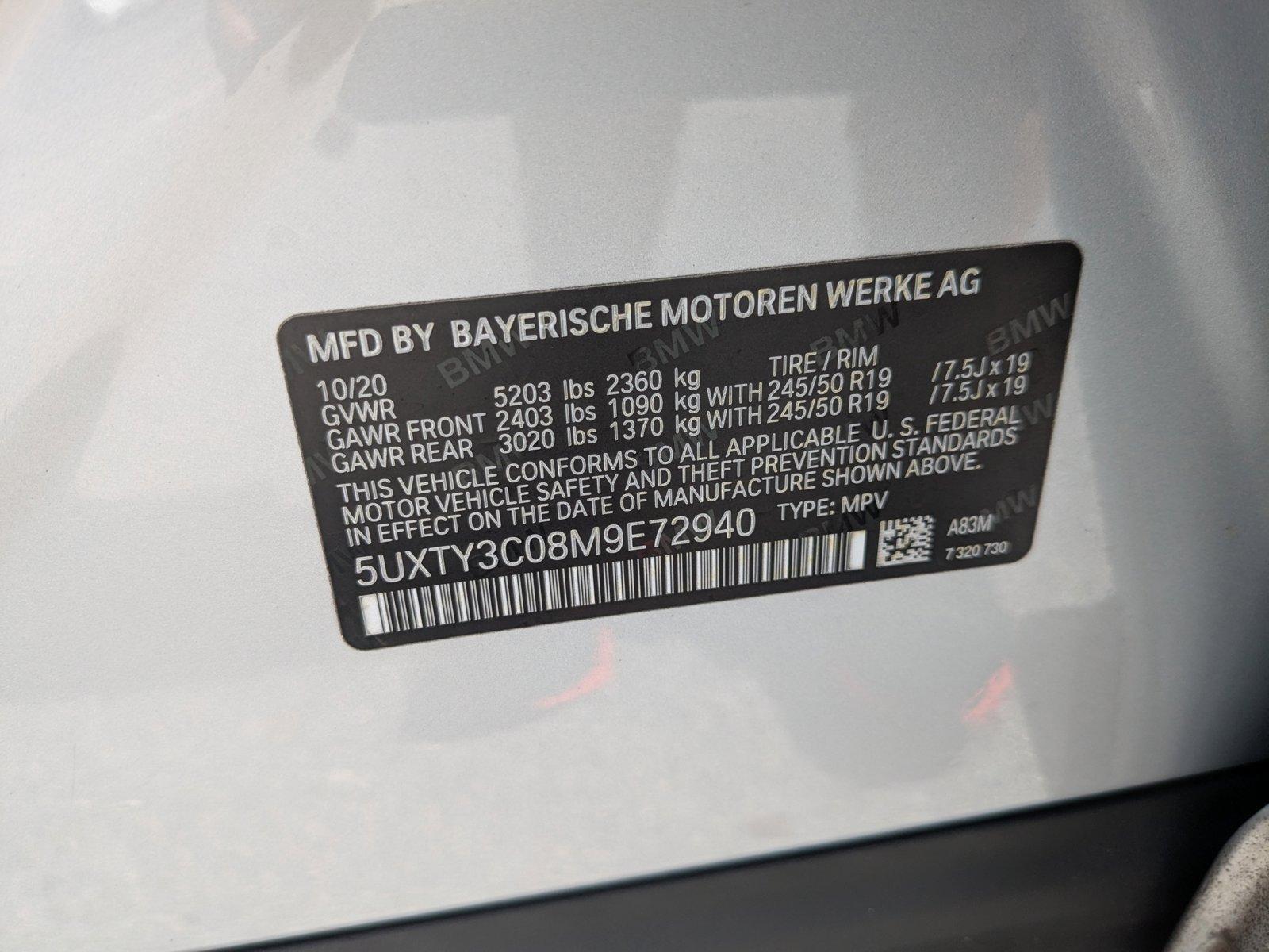 2021 BMW X3 Vehicle Photo in MIAMI, FL 33134-2699