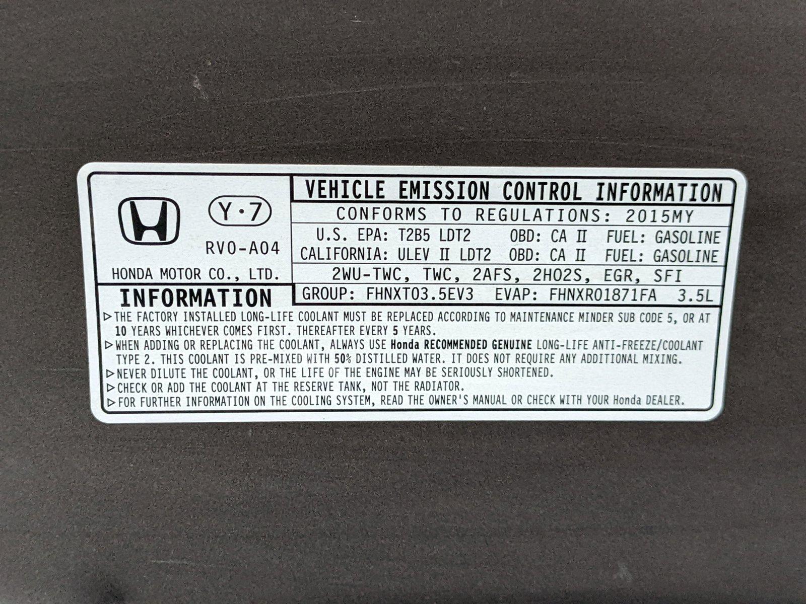 2015 Honda Odyssey Vehicle Photo in VALENCIA, CA 91355-1705