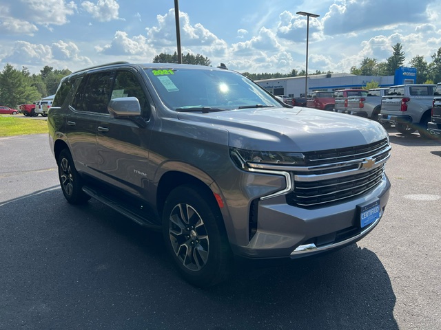 Certified 2021 Chevrolet Tahoe LT with VIN 1GNSKNKD0MR285162 for sale in Eagle River, WI