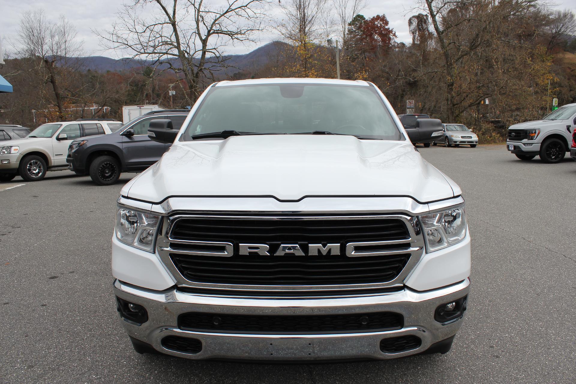 Used 2021 RAM Ram 1500 Pickup Big Horn/Lone Star with VIN 1C6SRFFT7MN635767 for sale in Bryson City, NC