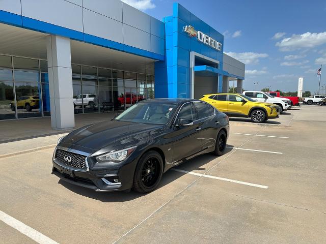 Used 2019 INFINITI Q50 LUXE with VIN JN1EV7AR3KM558677 for sale in Blanchard, OK