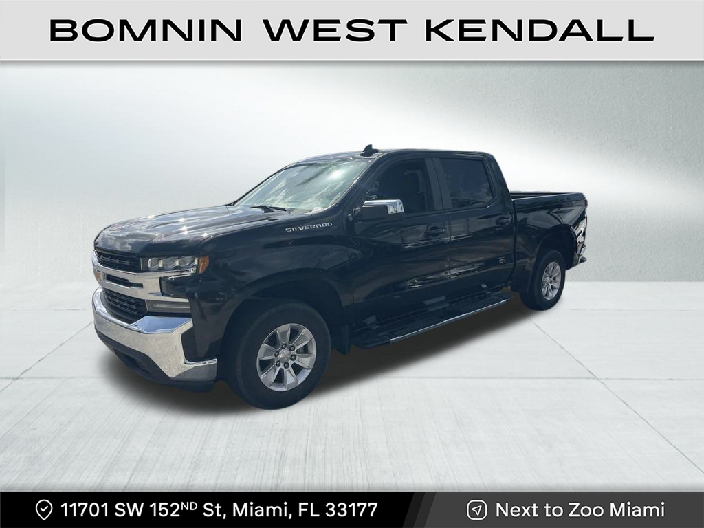 Used 2021 Chevrolet Silverado 1500 LT with VIN 1GCPWCED8MZ383326 for sale in Miami, FL