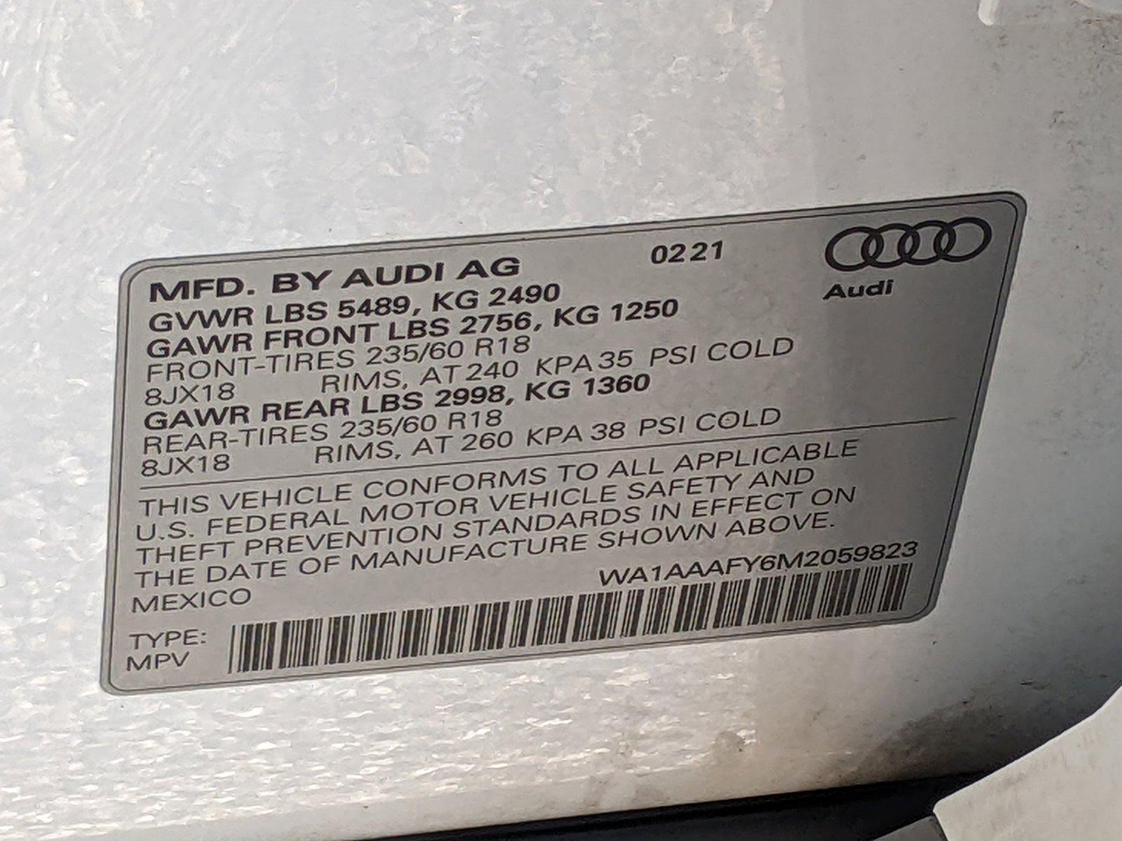 2021 Audi Q5 Vehicle Photo in Cockeysville, MD 21030