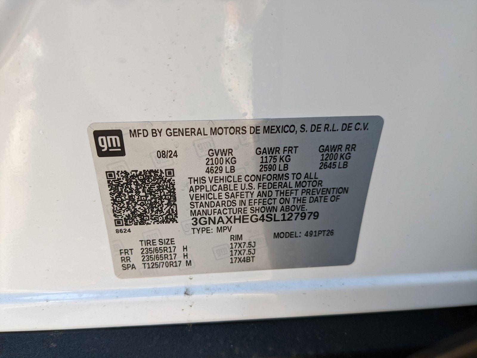 2025 Chevrolet Equinox Vehicle Photo in ORLANDO, FL 32808-7998