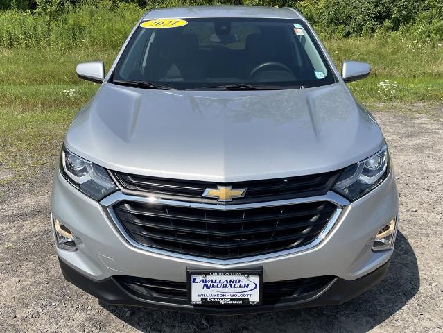 Used 2021 Chevrolet Equinox LT with VIN 3GNAXUEV5MS168105 for sale in Wolcott, NY