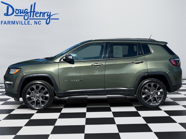 Used 2021 Jeep Compass 80th Spec. Edition with VIN 3C4NJDEB3MT593219 for sale in Farmville, NC