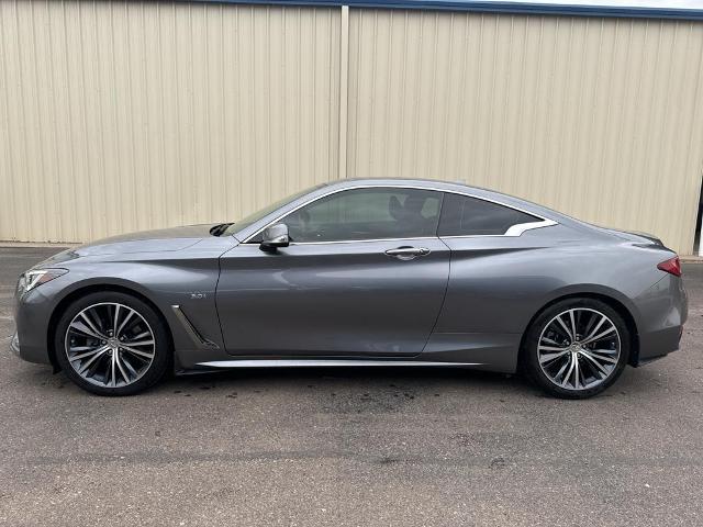 Used 2019 INFINITI Q60 Coupe LUXE with VIN JN1EV7EL8KM290179 for sale in Scott City, KS