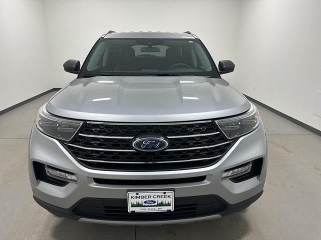 Used 2022 Ford Explorer XLT with VIN 1FMSK8DH1NGA25467 for sale in Pine River, Minnesota