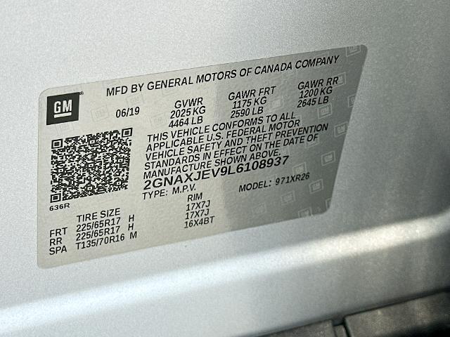 2020 Chevrolet Equinox Vehicle Photo in BARTOW, FL 33830-4397