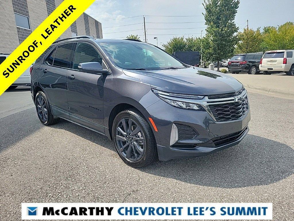 Certified 2022 Chevrolet Equinox RS with VIN 3GNAXMEV0NS242550 for sale in Kansas City