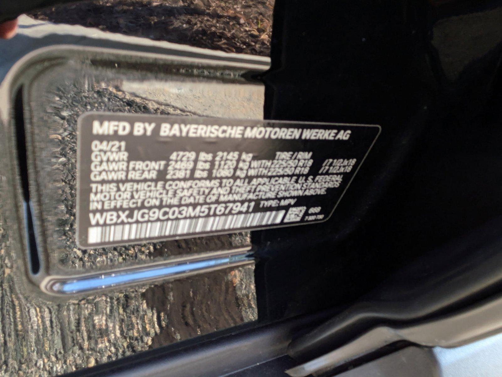 2021 BMW X1 Vehicle Photo in TIMONIUM, MD 21093-2300