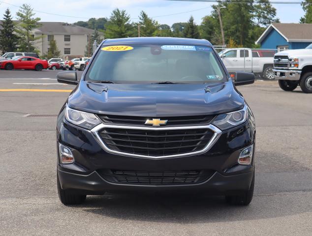 Certified 2021 Chevrolet Equinox LS with VIN 3GNAXSEV6MS114073 for sale in Bridgeville, PA