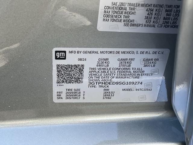 2025 GMC Sierra 1500 Vehicle Photo in TURLOCK, CA 95380-4918