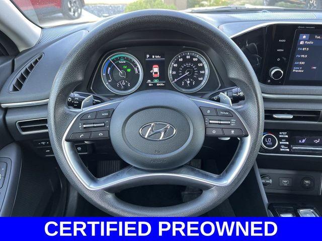 2021 Hyundai SONATA Hybrid Vehicle Photo in Highland, IN 46322-2506