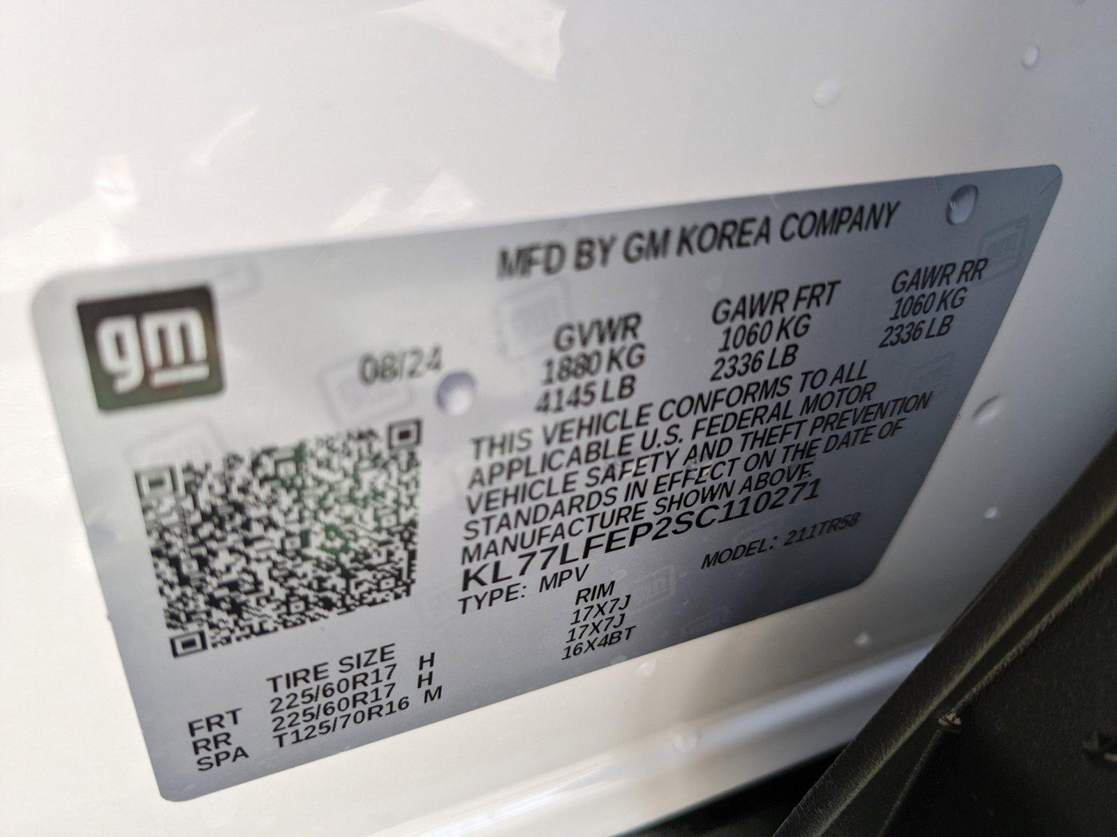 2025 Chevrolet Trax Vehicle Photo in ORLANDO, FL 32808-7998