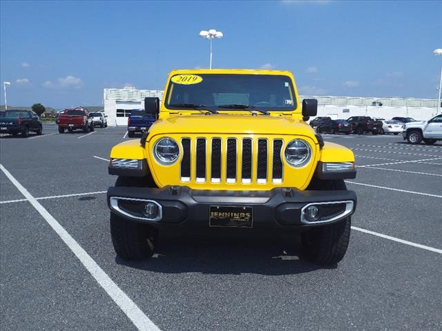 Used 2019 Jeep Wrangler Unlimited Sahara with VIN 1C4HJXEN7KW615772 for sale in Chambersburg, PA