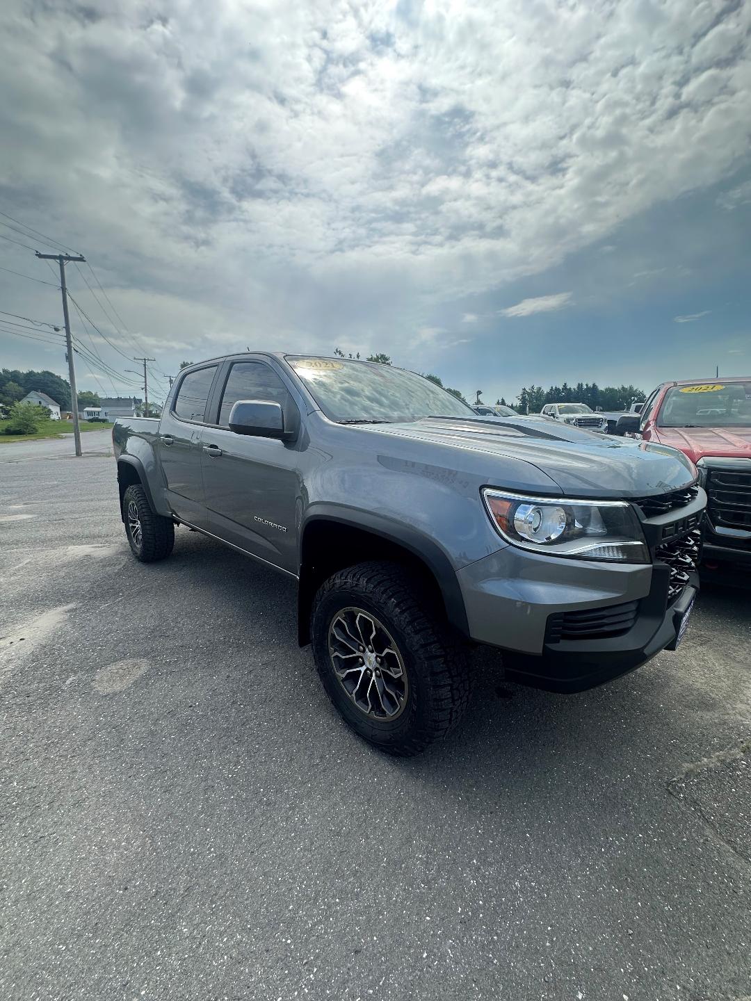 Used 2021 Chevrolet Colorado ZR2 with VIN 1GCGTEEN7M1257938 for sale in Presque Isle, ME