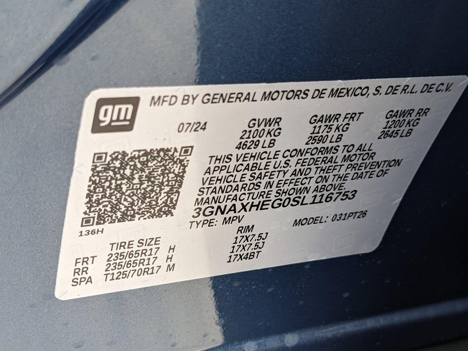 2025 Chevrolet Equinox Vehicle Photo in MIAMI, FL 33172-3015