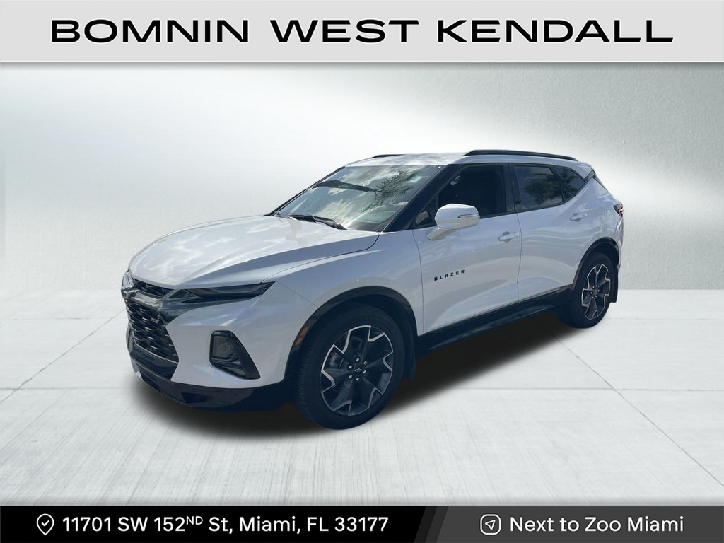 Used 2021 Chevrolet Blazer RS with VIN 3GNKBERSXMS549747 for sale in Miami, FL