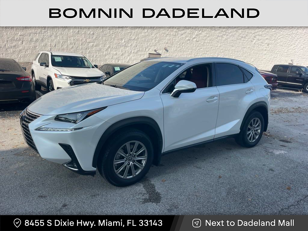 Used 2021 Lexus NX 300 with VIN JTJDARBZ0M5035612 for sale in Miami, FL