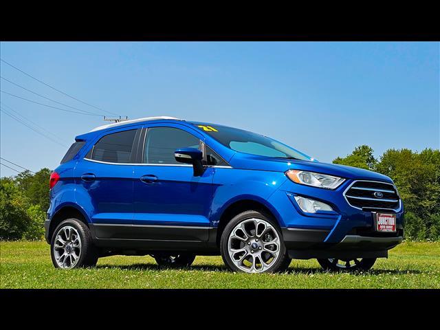 Used 2021 Ford EcoSport Titanium with VIN MAJ6S3KL4MC406967 for sale in Chardon, OH