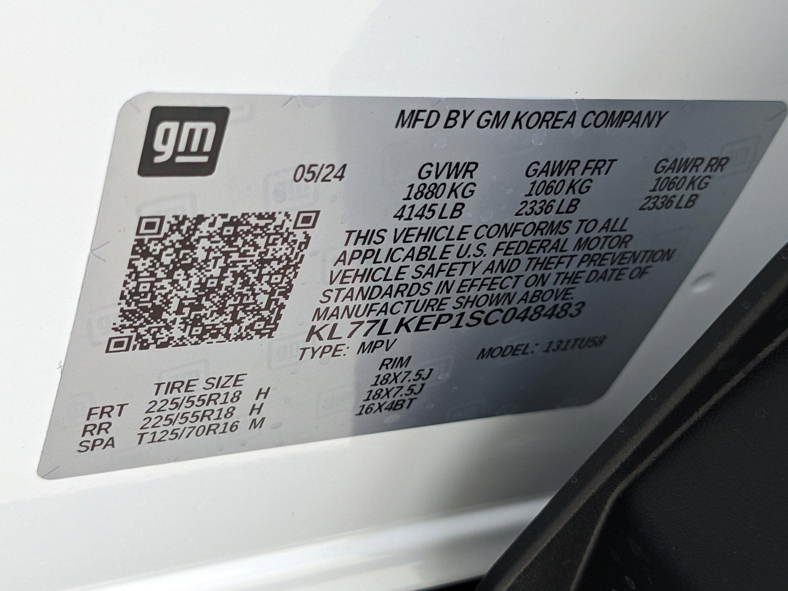 2025 Chevrolet Trax Vehicle Photo in GREENACRES, FL 33463-3207