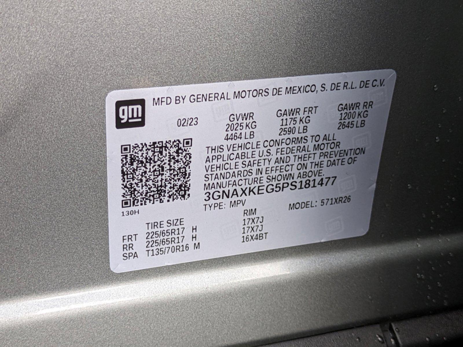 2023 Chevrolet Equinox Vehicle Photo in ORLANDO, FL 32812-3021