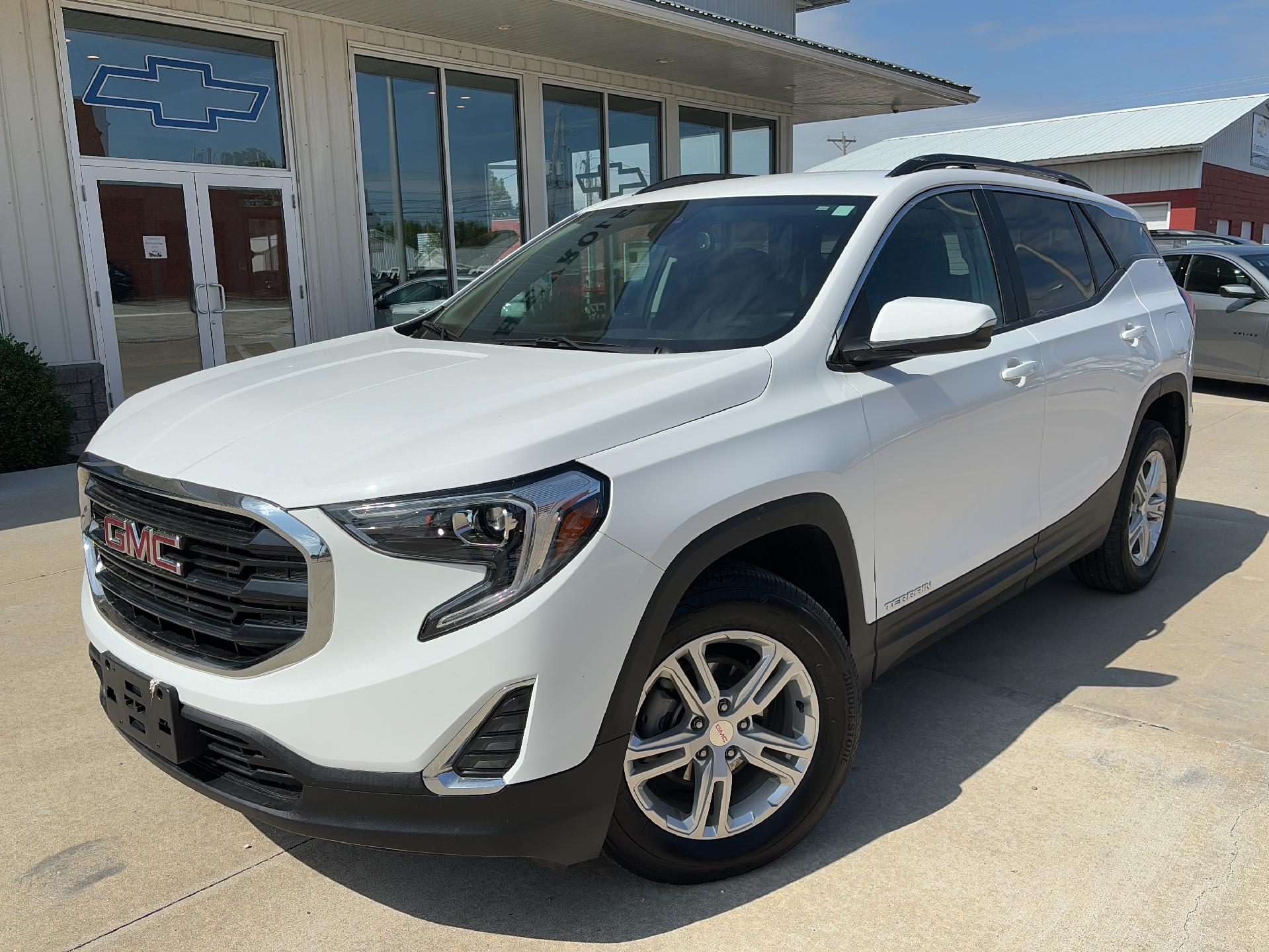 Used 2021 GMC Terrain SLE with VIN 3GKALTEV5ML310126 for sale in Winchester, IL