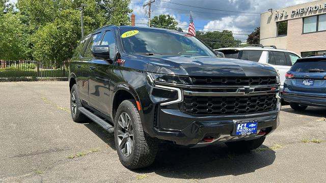 Certified 2021 Chevrolet Tahoe Z71 with VIN 1GNSKPKD3MR485903 for sale in Darien, CT