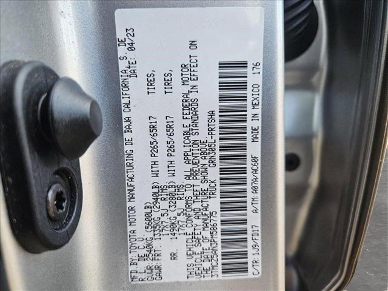 2023 Toyota Tacoma 4WD Vehicle Photo in PEORIA, AZ 85382-3715