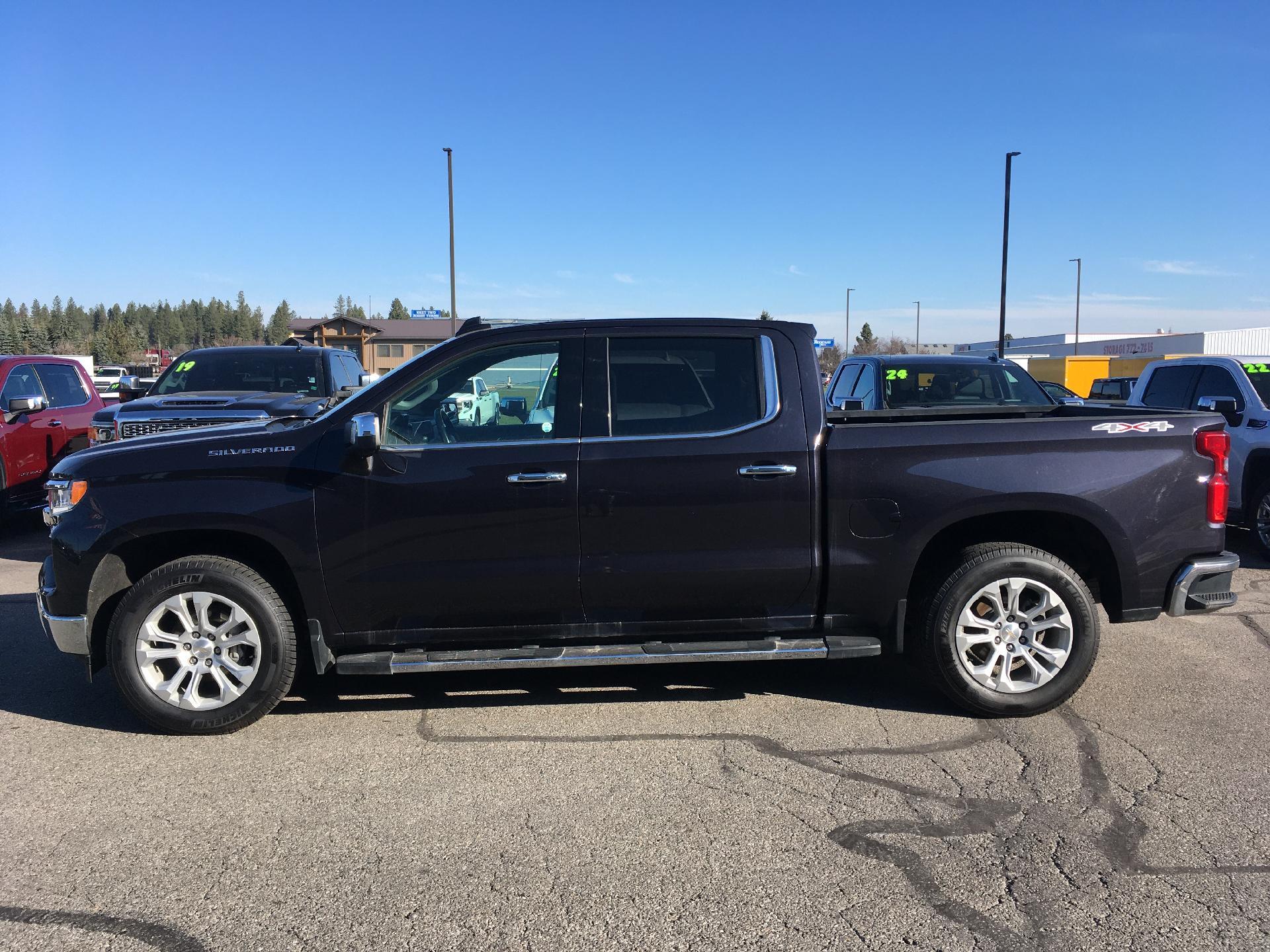 Used 2022 Chevrolet Silverado 1500 LTZ with VIN 3GCUDGED2NG650087 for sale in Coeur D'alene, ID