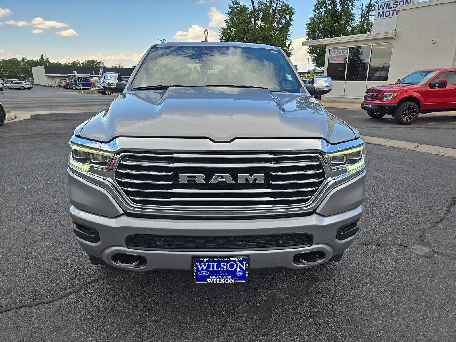 Used 2021 RAM Ram 1500 Pickup Longhorn with VIN 1C6SRFKT3MN812028 for sale in Logan, UT