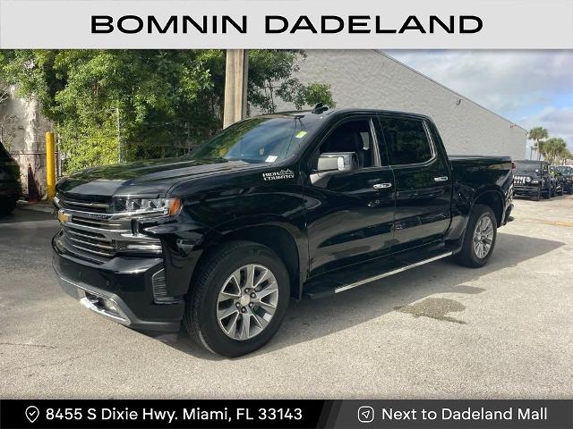 Used 2020 Chevrolet Silverado 1500 High Country with VIN 3GCPWFED0LG429540 for sale in Miami, FL