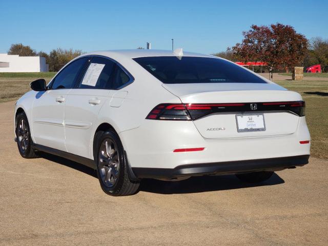 2023 Honda Accord Sedan Vehicle Photo in Denison, TX 75020