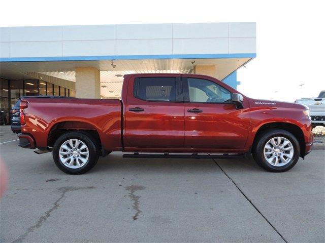 Used 2021 Chevrolet Silverado 1500 Custom with VIN 3GCPWBEK9MG350389 for sale in Bryan, TX