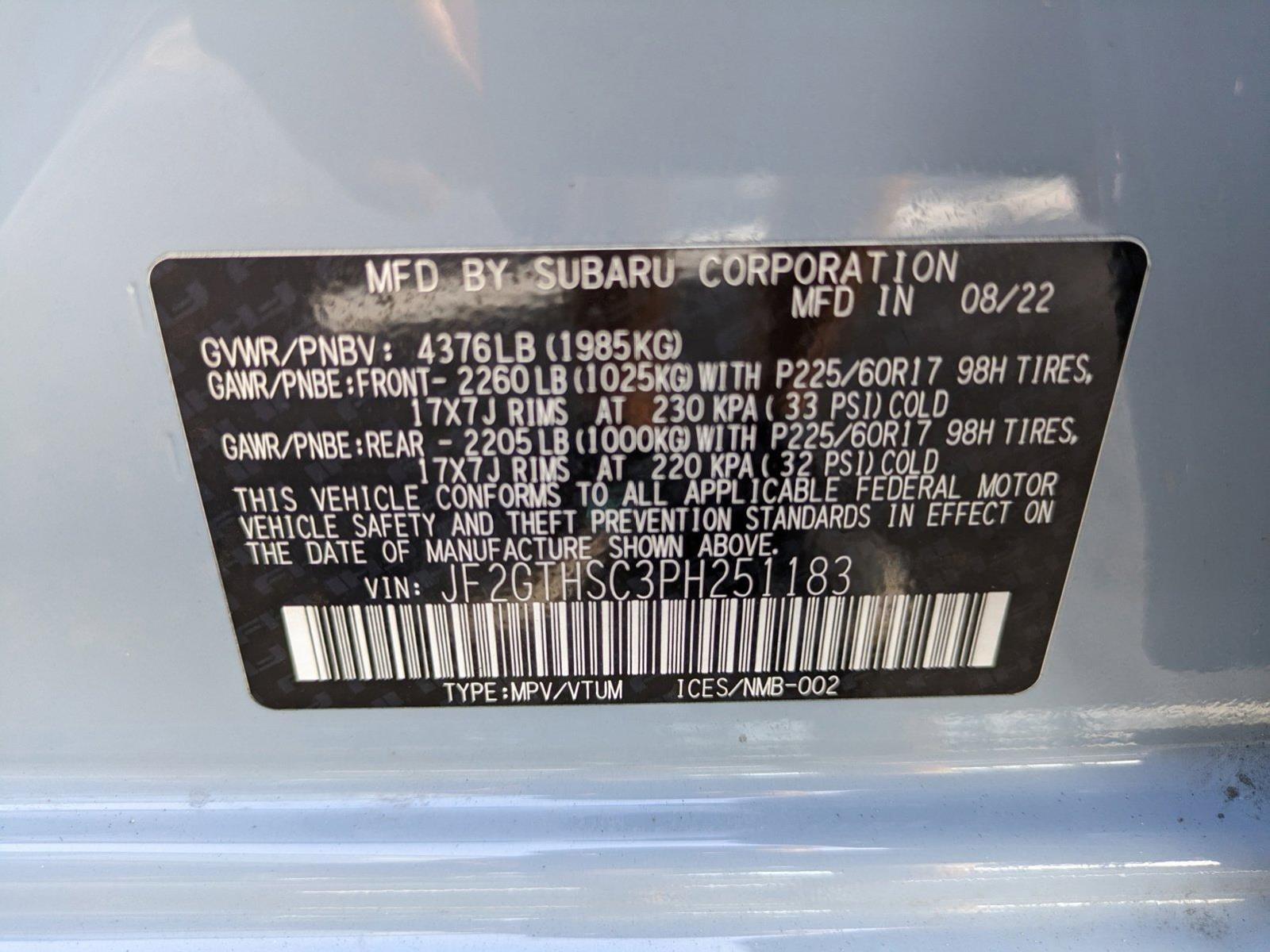 2023 Subaru Crosstrek Vehicle Photo in Sanford, FL 32771