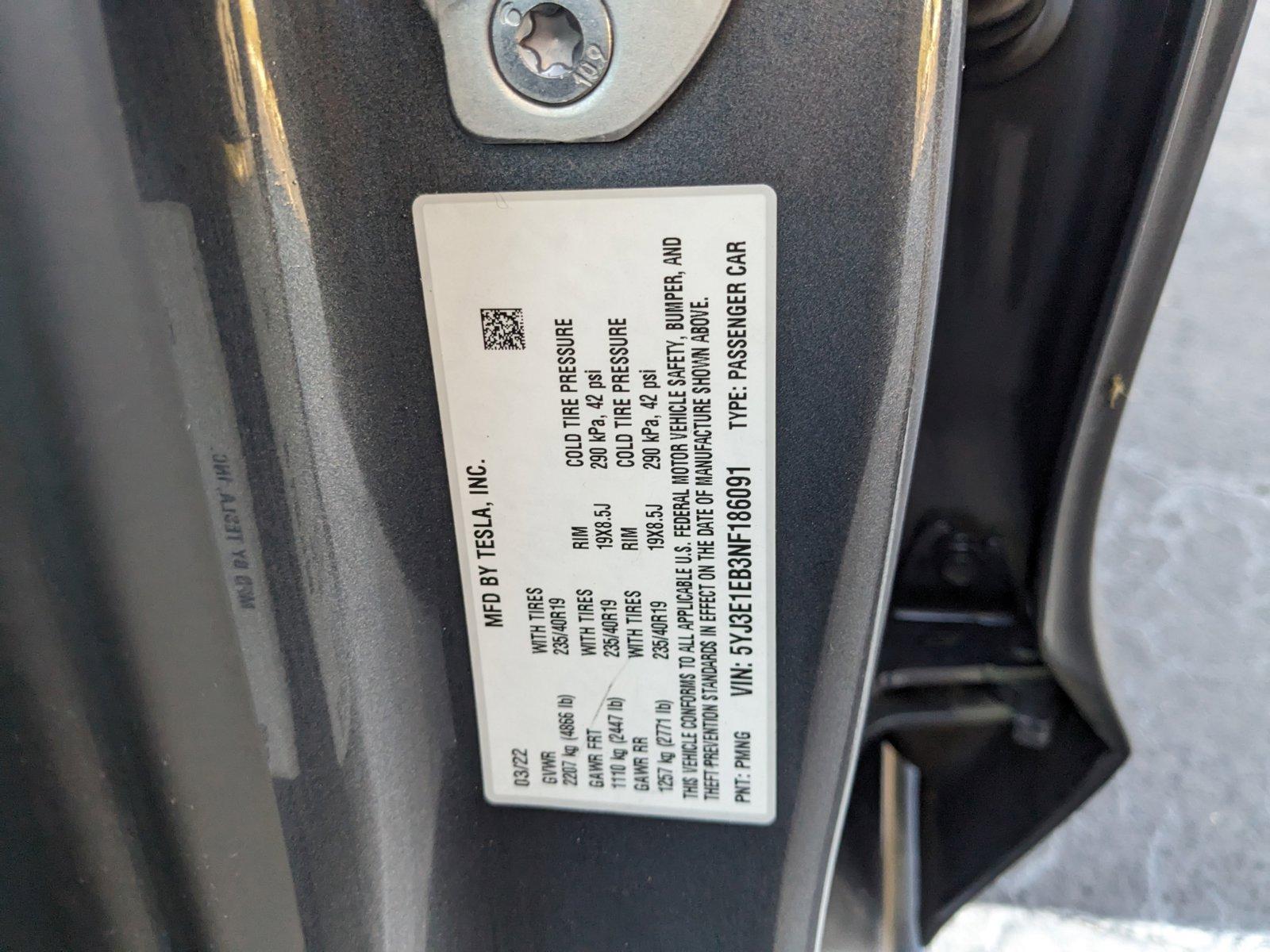 2022 Tesla Model 3 Vehicle Photo in Sanford, FL 32771