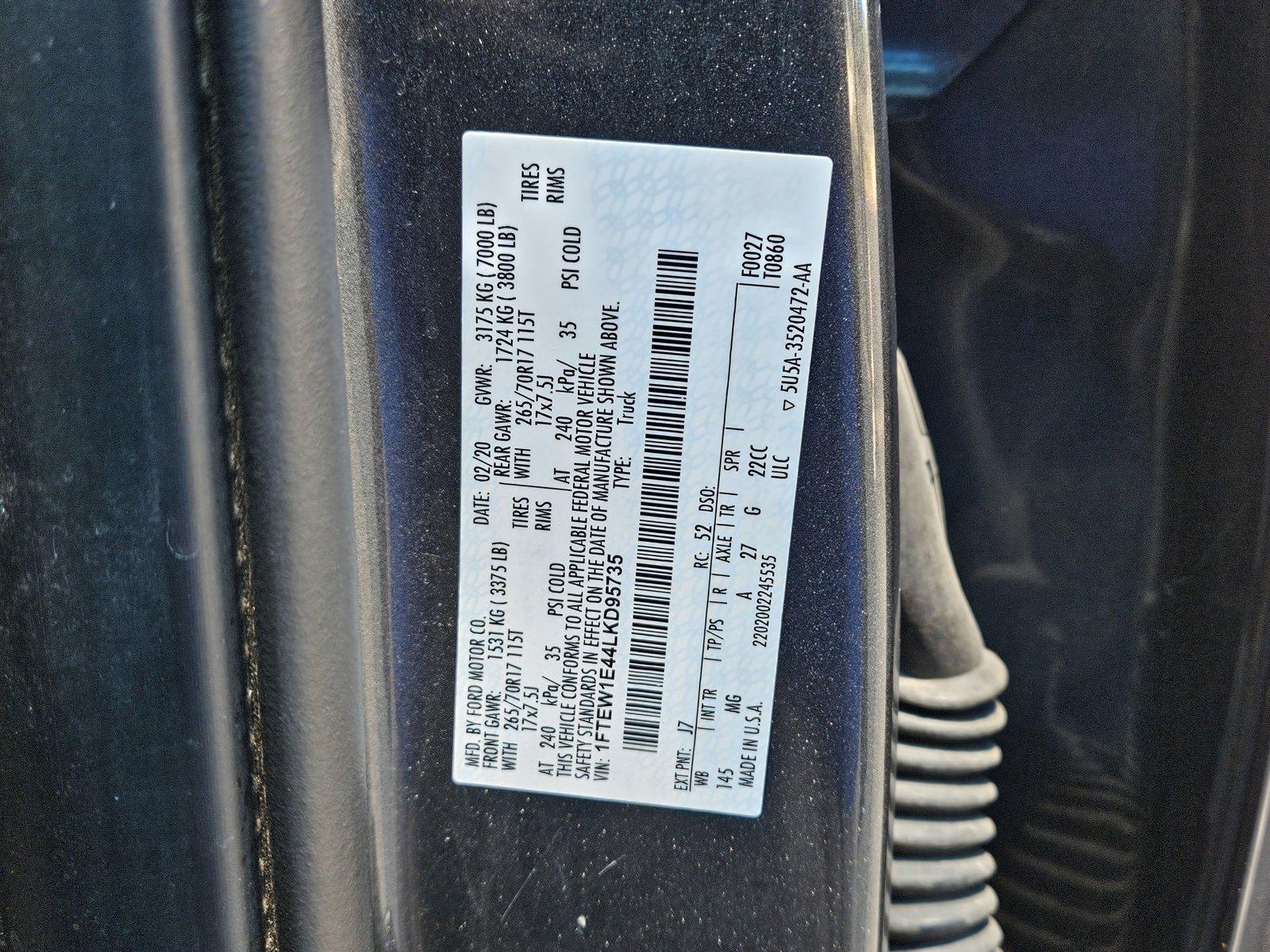 2020 Ford F-150 Vehicle Photo in AMARILLO, TX 79103-4111