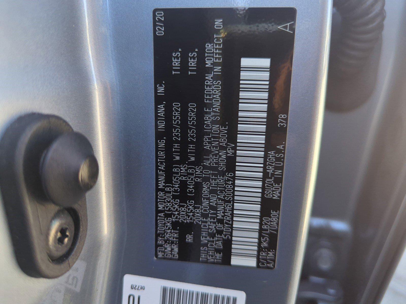 2020 Toyota Highlander Vehicle Photo in Margate, FL 33063