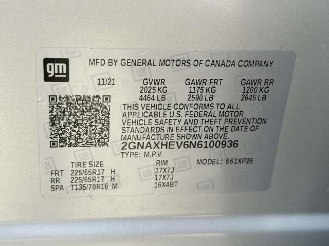 2022 Chevrolet Equinox Vehicle Photo in SAINT JAMES, NY 11780-3219