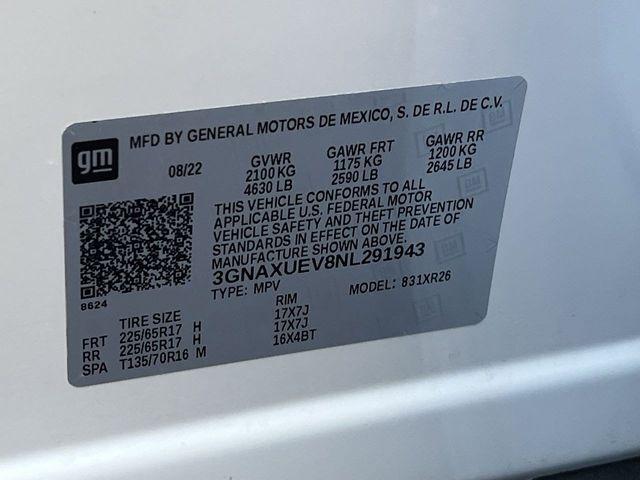 2022 Chevrolet Equinox Vehicle Photo in Highland, IN 46322-2506