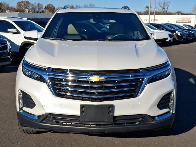 Certified 2022 Chevrolet Equinox Premier with VIN 3GNAXXEV0NS114200 for sale in Trevose, PA