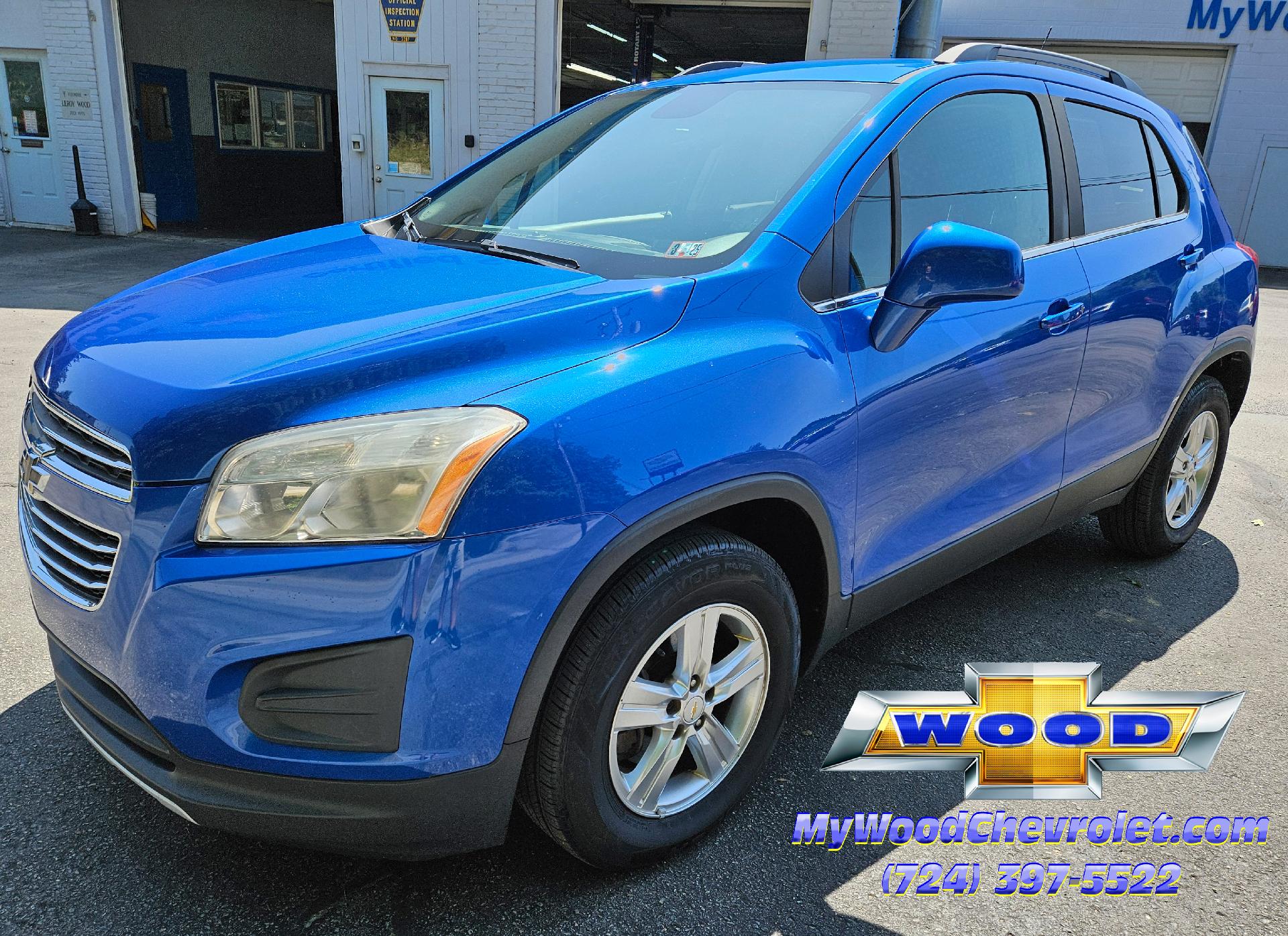 Used 2015 Chevrolet Trax LT with VIN KL7CJRSB8FB077139 for sale in Home, PA