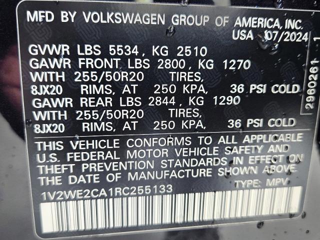 2024 Volkswagen Atlas Cross Sport Vehicle Photo in WEATHERFORD, TX 76087