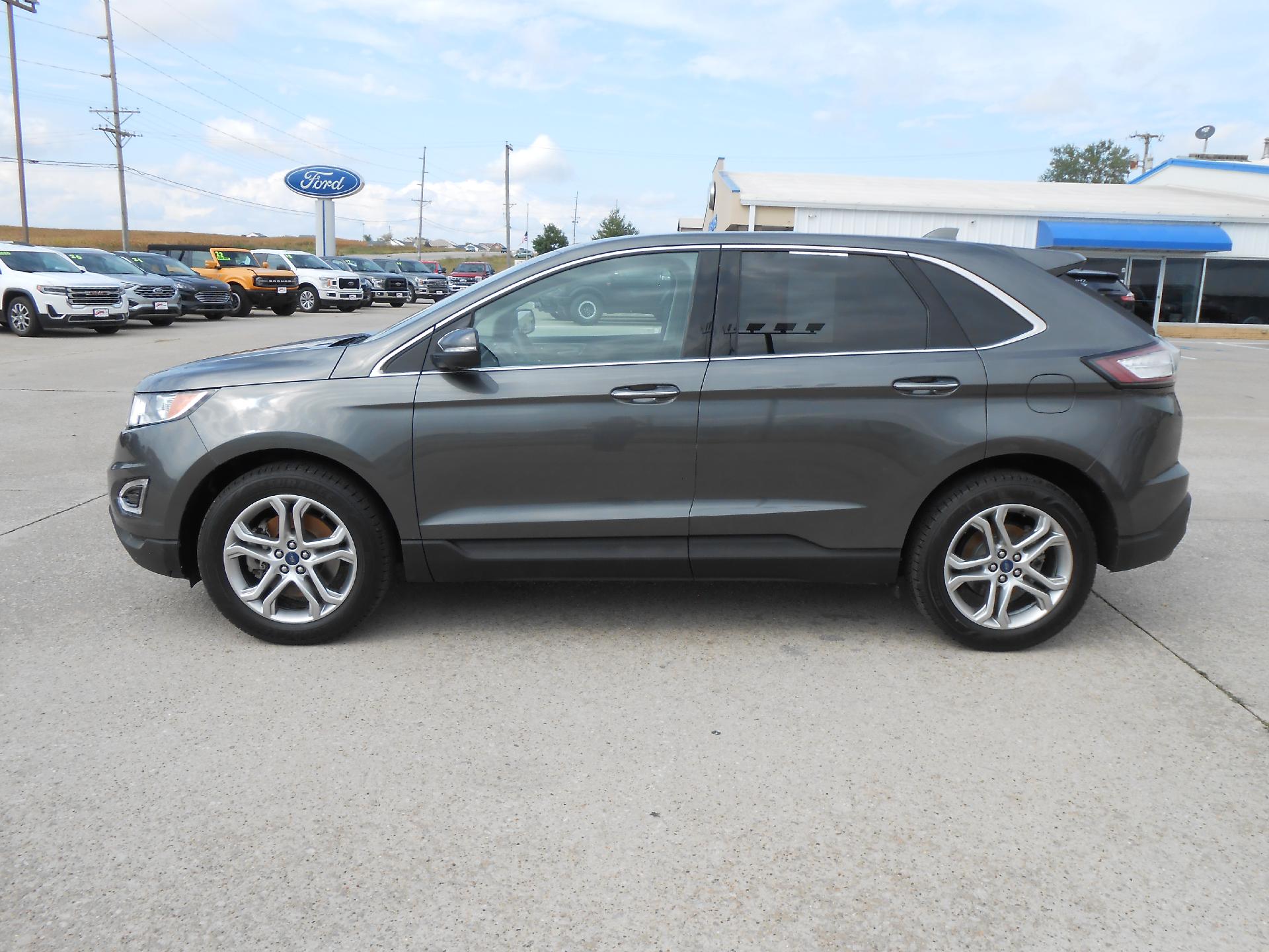 Used 2016 Ford Edge Titanium with VIN 2FMPK4K9XGBB66932 for sale in Williamsburg, IA