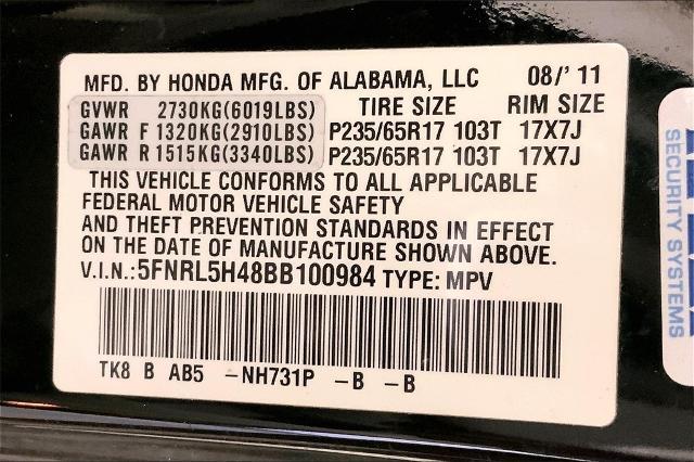 2011 Honda Odyssey Vehicle Photo in Lees Summit, MO 64086