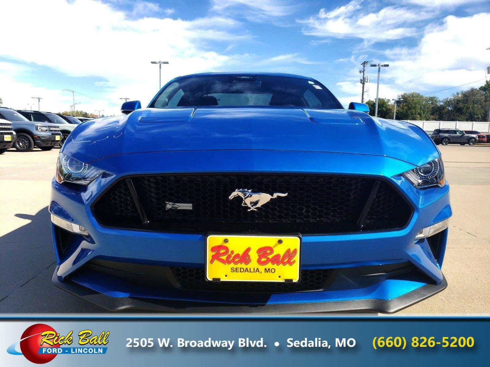 Used 2021 Ford Mustang GT Premium with VIN 1FA6P8CF1M5157734 for sale in Kansas City