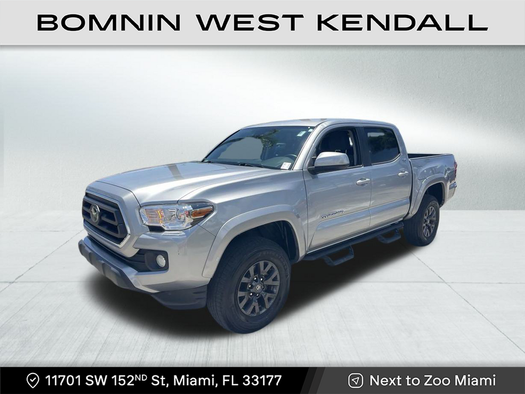 Used 2021 Toyota Tacoma SR5 with VIN 5TFAZ5CN7MX110247 for sale in Miami, FL